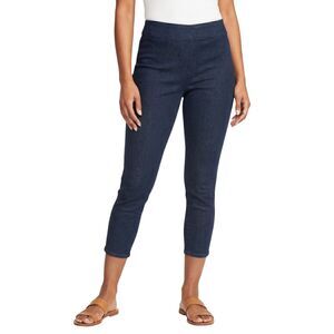 Chico's Dark Blue So Slimming Brigitte Crop Jeans